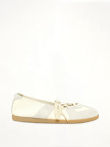 Replica Soft Laced Ballets in Bleached Sand