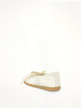 Replica Soft Laced Ballets in Bleached Sand