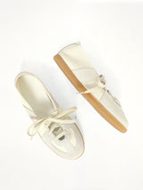 Replica Soft Laced Ballets in Bleached Sand