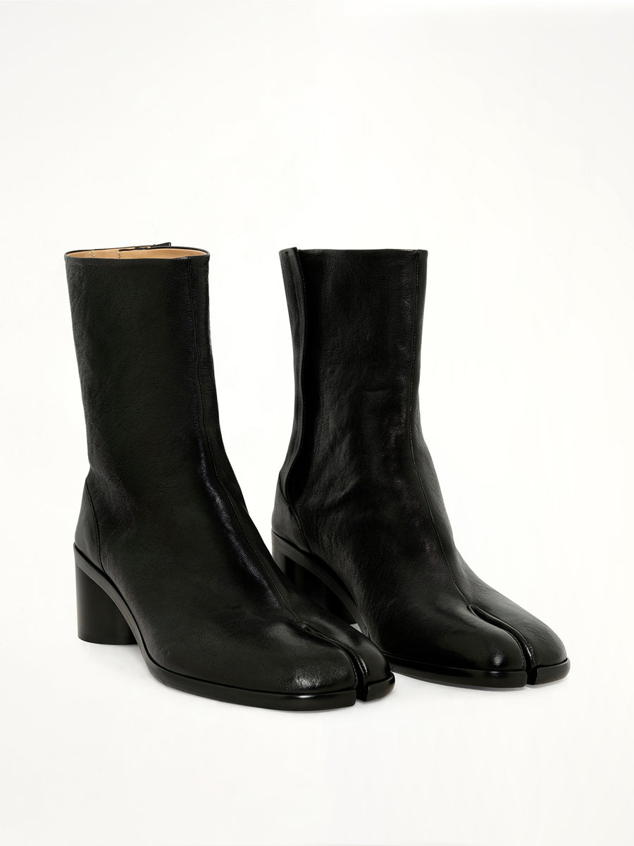 Tabi Ankle Soft Boots H60 in Black