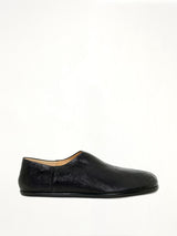Tabi Babouche Grain Leather in Black