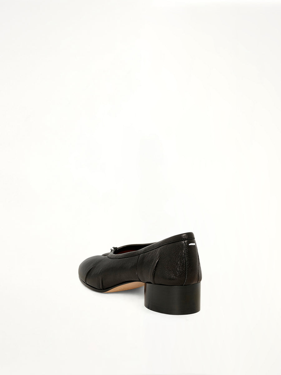 Tabi Ballerina Calfskin 3cm in Black