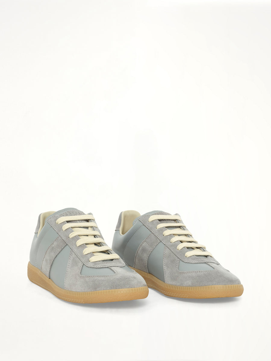 Replica Leather Sneaker in Dawn Blue