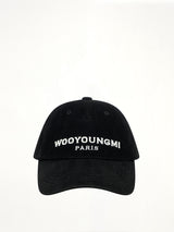 Wooyoungmi Paris Cap in Washed Black