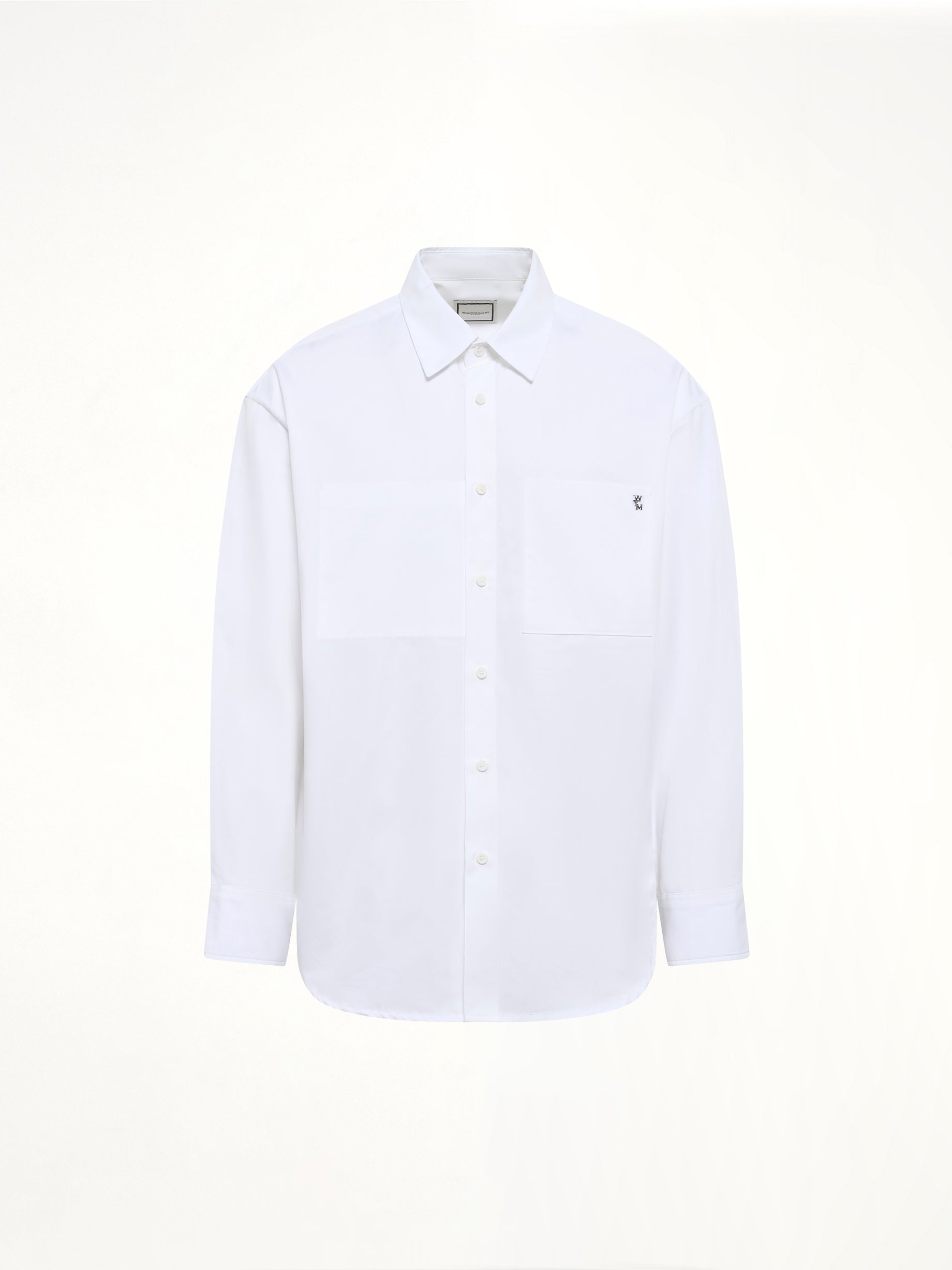 2 Pocket LS Shirt in White