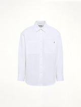 2 Pocket LS Shirt in White