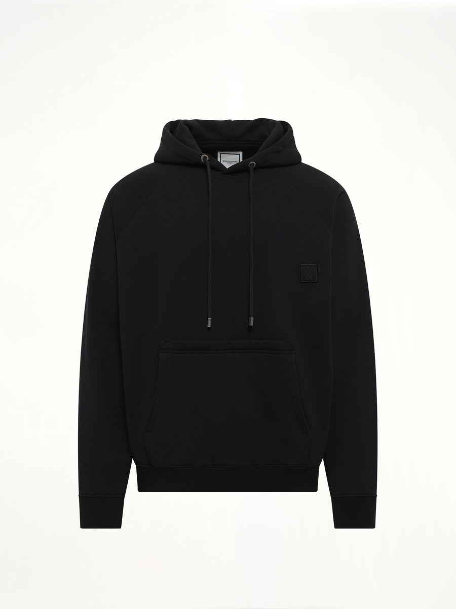 Back Print Hoodie in Black