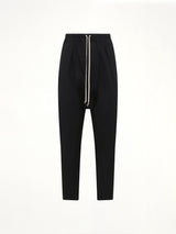 Cotton Poplin Drawstring Long in Black