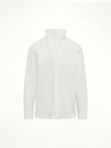 Cotton Poplin Island Shirt in Milk