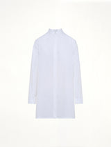 Cotton Poplin Shirt Set in White
