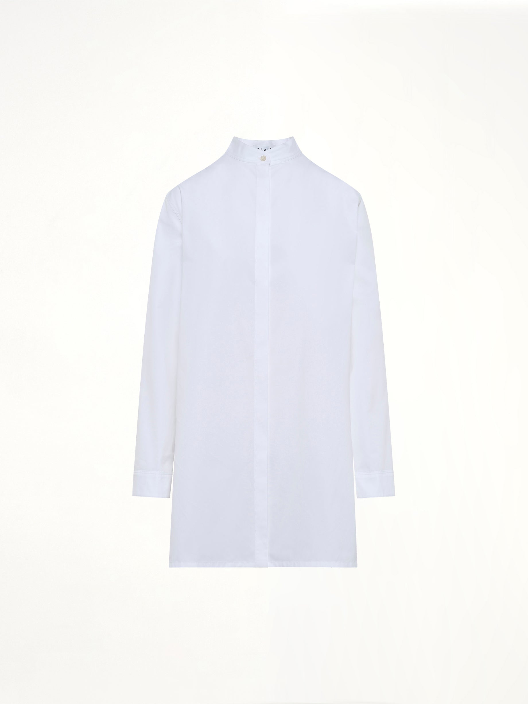 Cotton Poplin Shirt Set in White