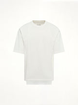 Double Layered T-Shirt in Off White