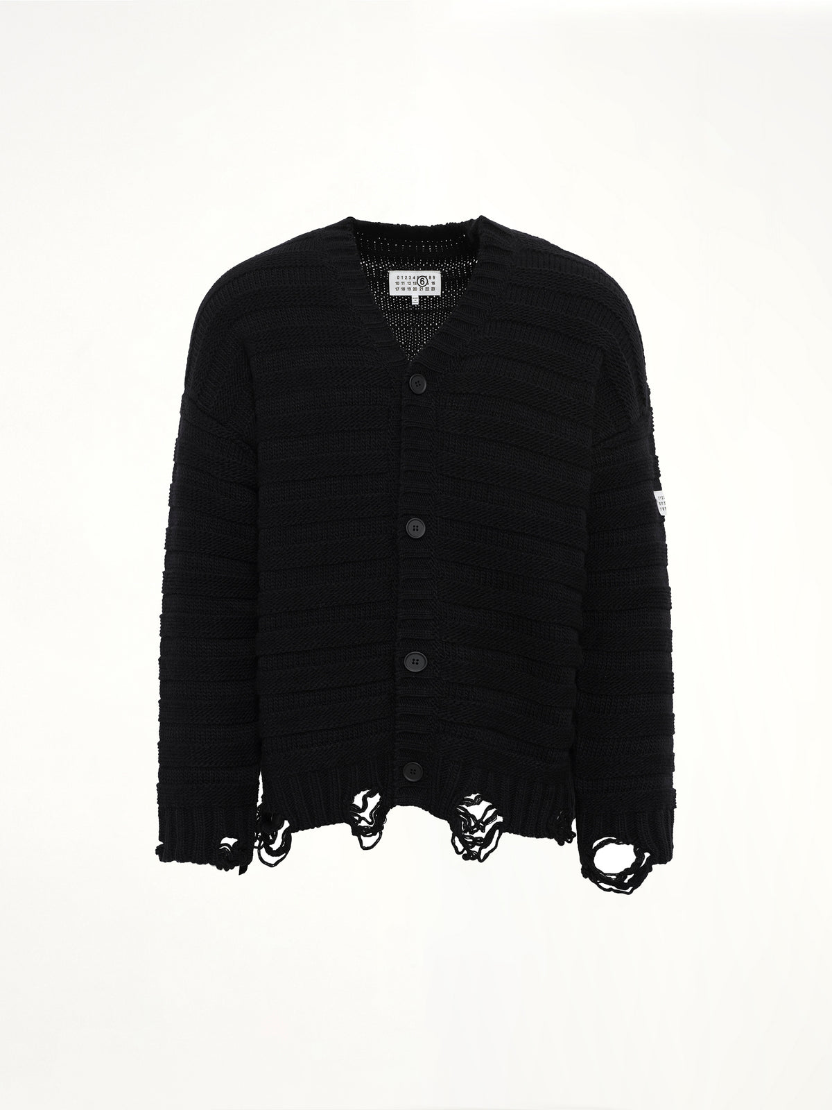 Gauge 3 Cardigan in Black