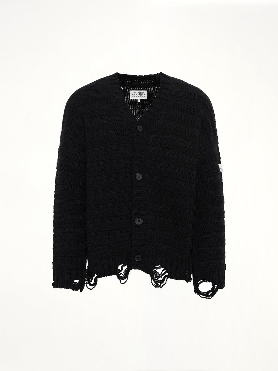 Gauge 3 Cardigan in Black