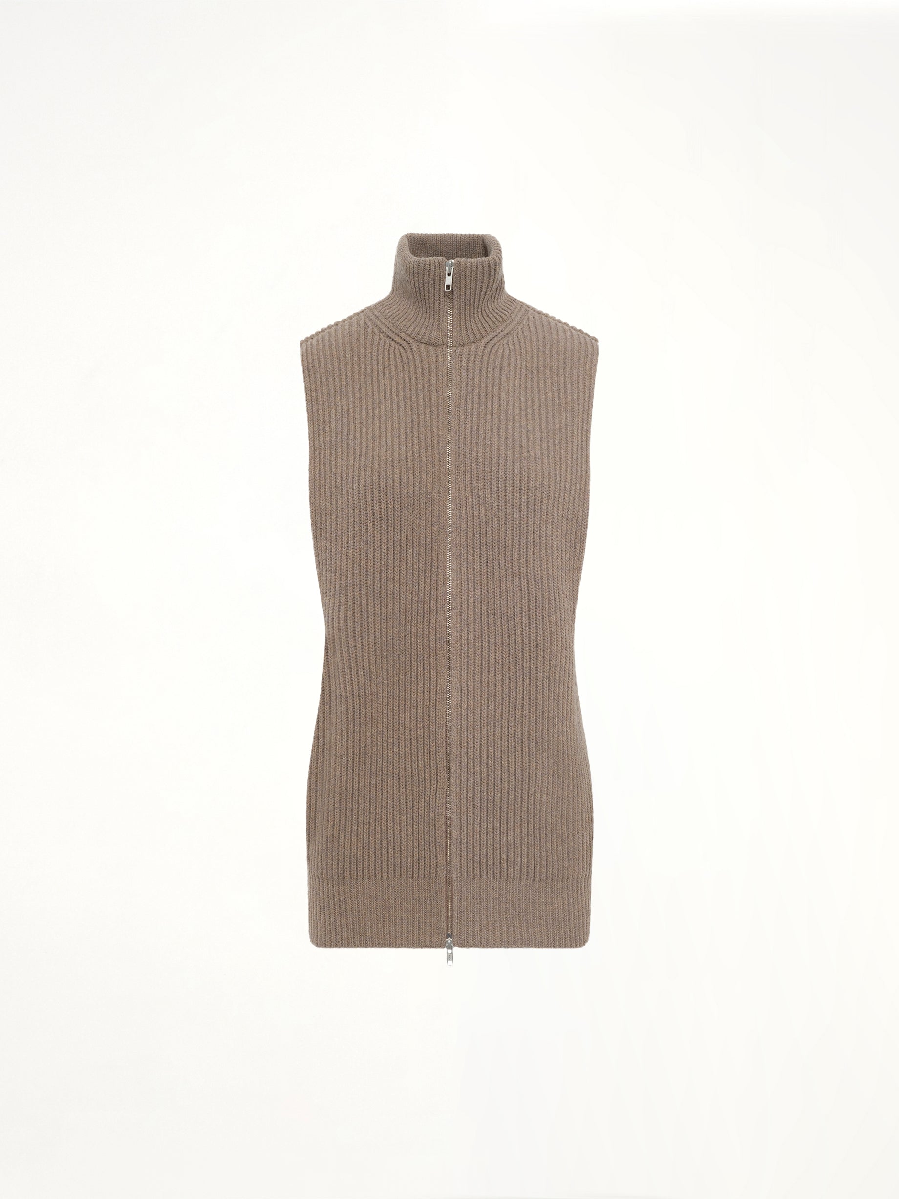 Gilet in Beige Melange