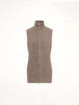 Gilet in Beige Melange