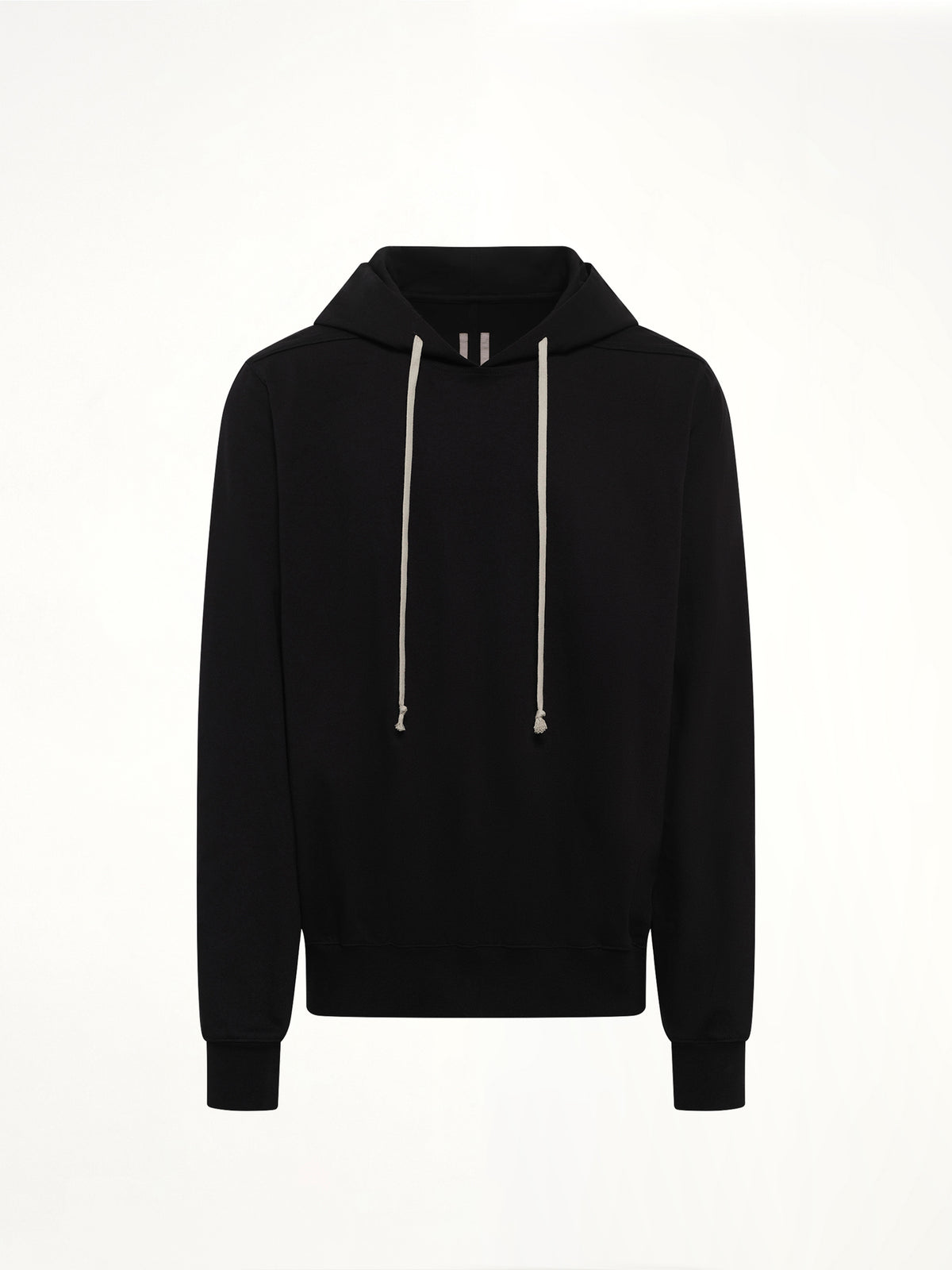 Heavy Jersey Hoodie in Black