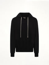 Heavy Jersey Hoodie in Black
