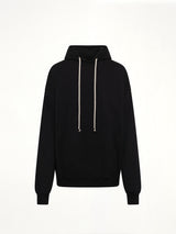Heavy Jersey Hun Hoodie in Black