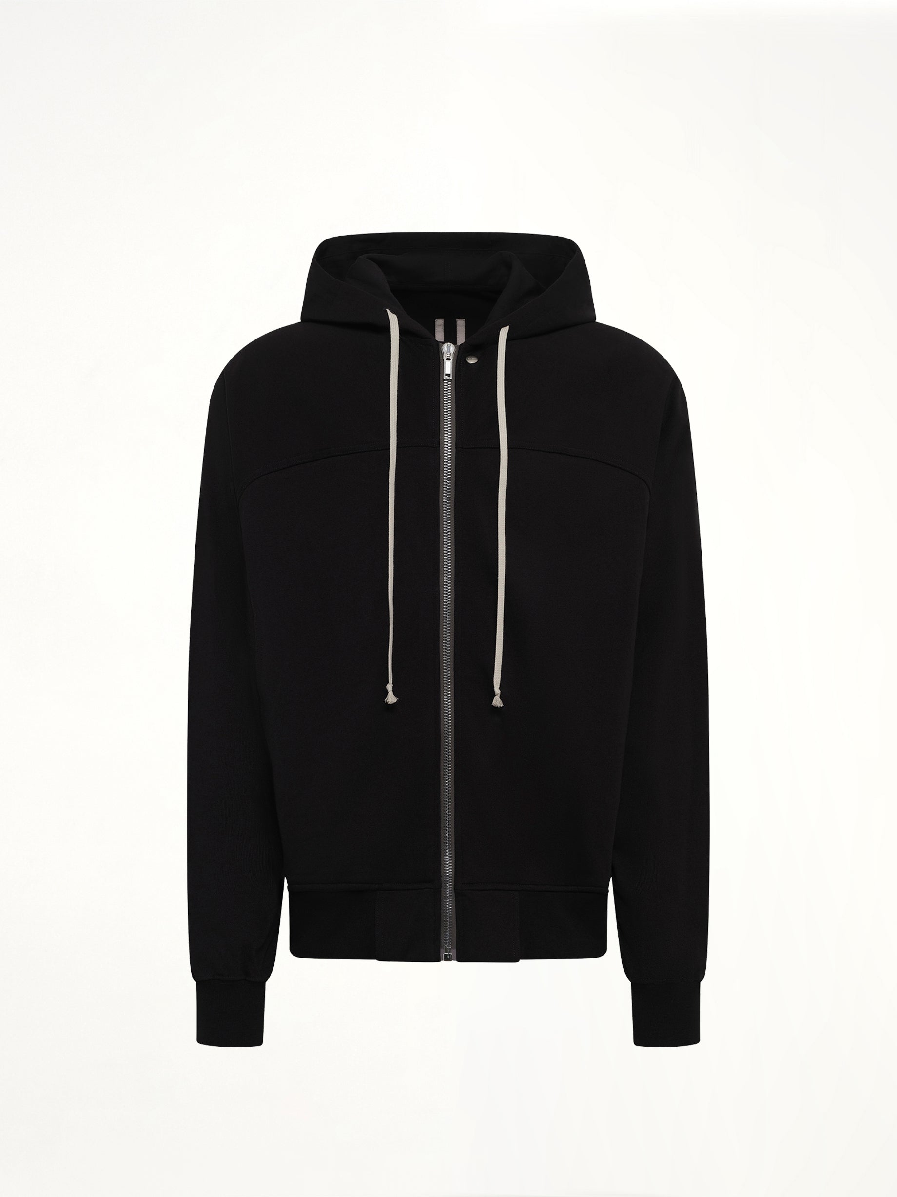 Heavy Jersey  Windbreaker in Black