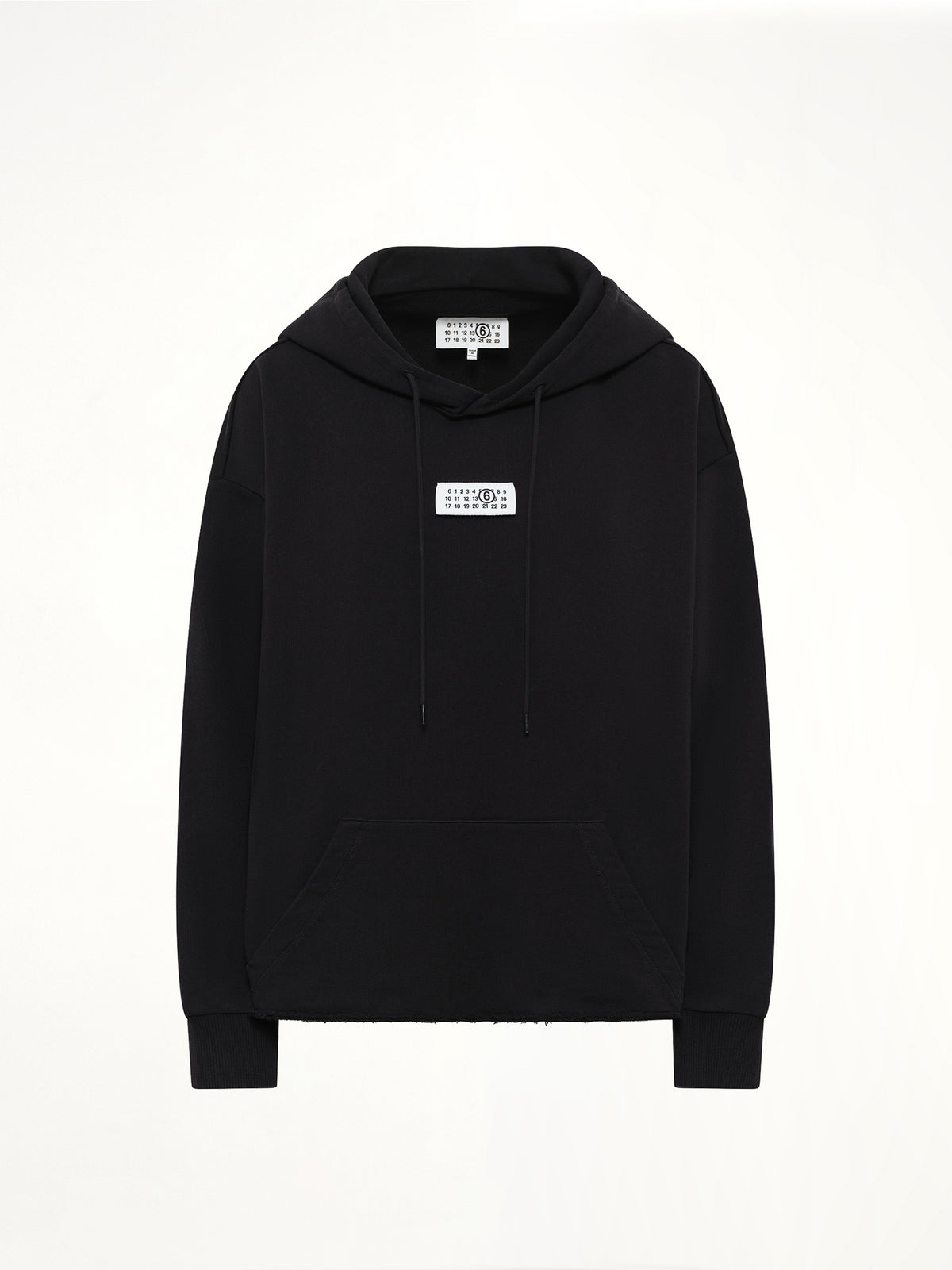 MM6 Patch Hoodie in Black