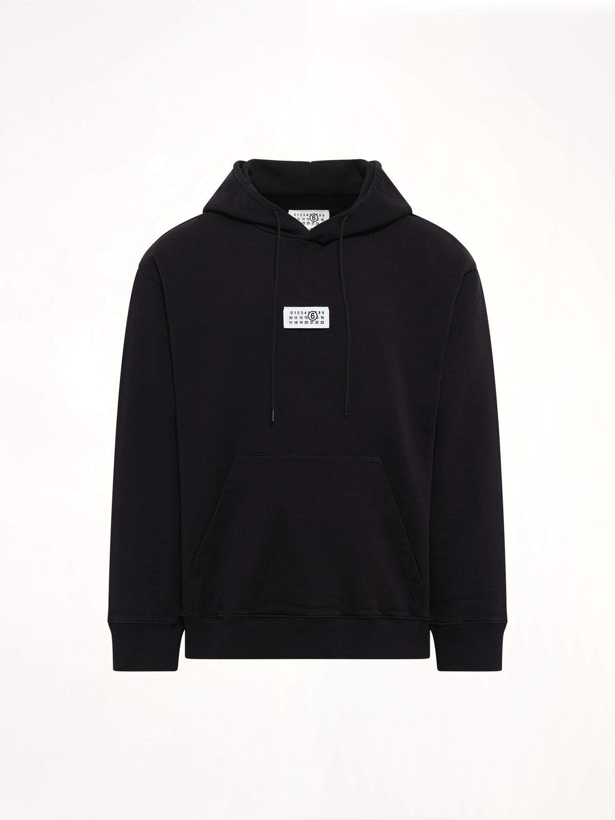 MM6 Patch Hoodie in Black