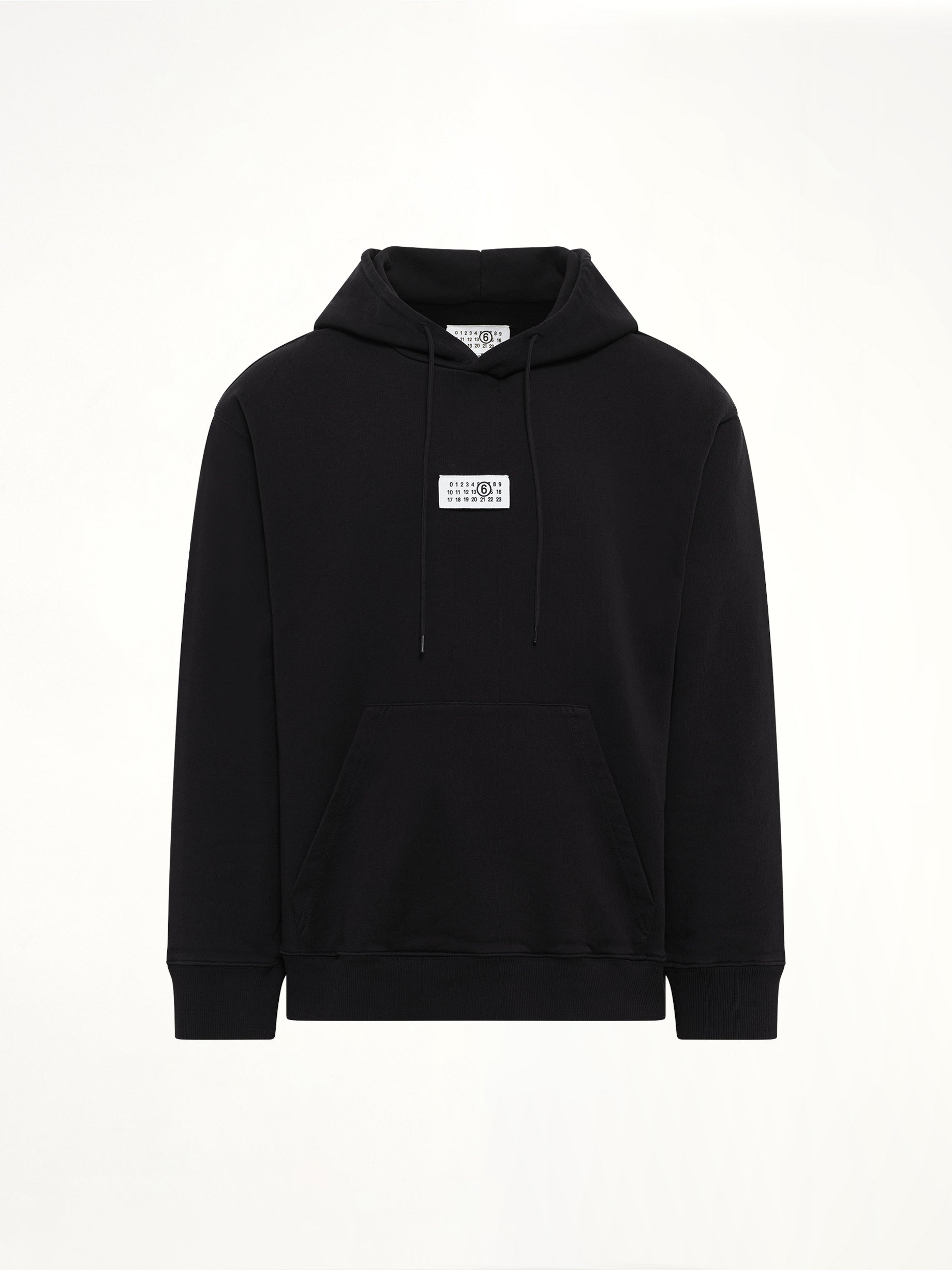 MM6 Patch Hoodie in Black