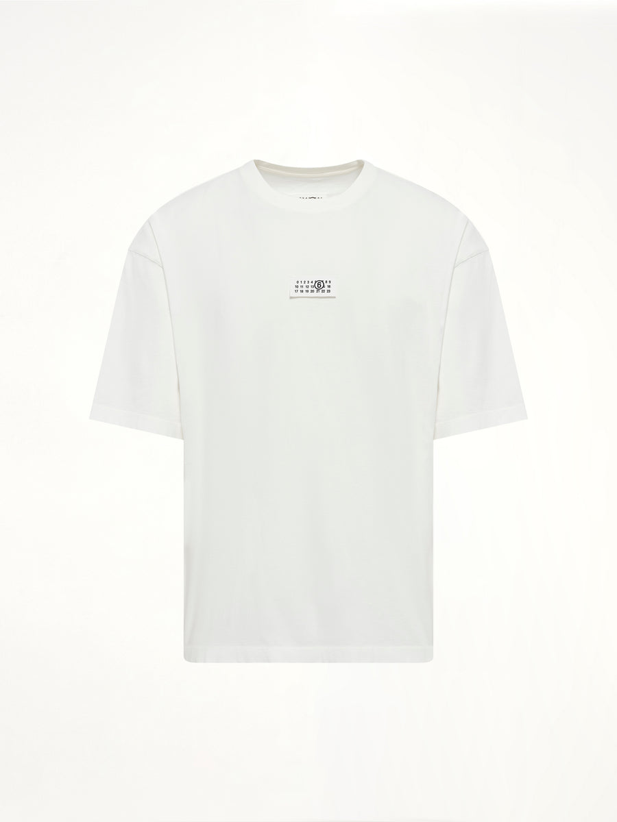 MM6 Patch T-Shirt in Off White