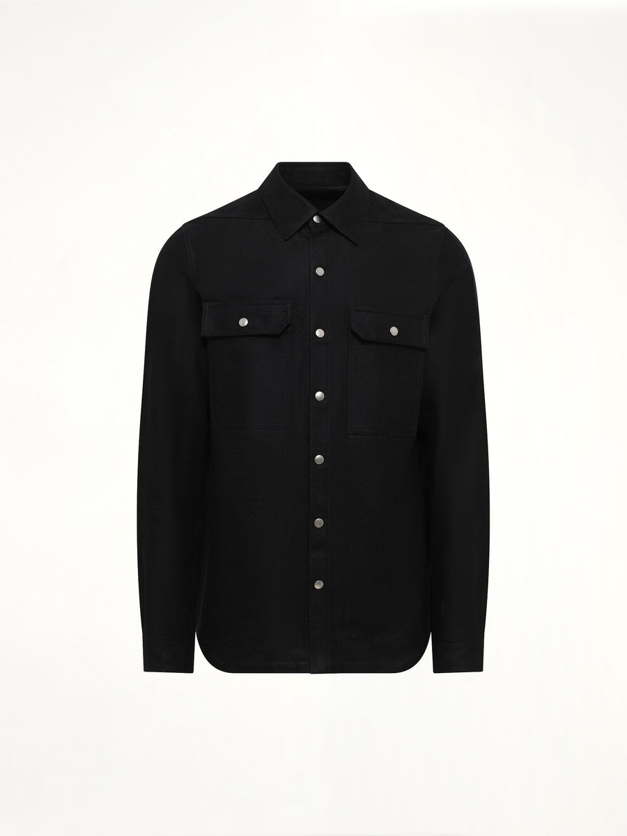 Moleskin Outershirt in Black