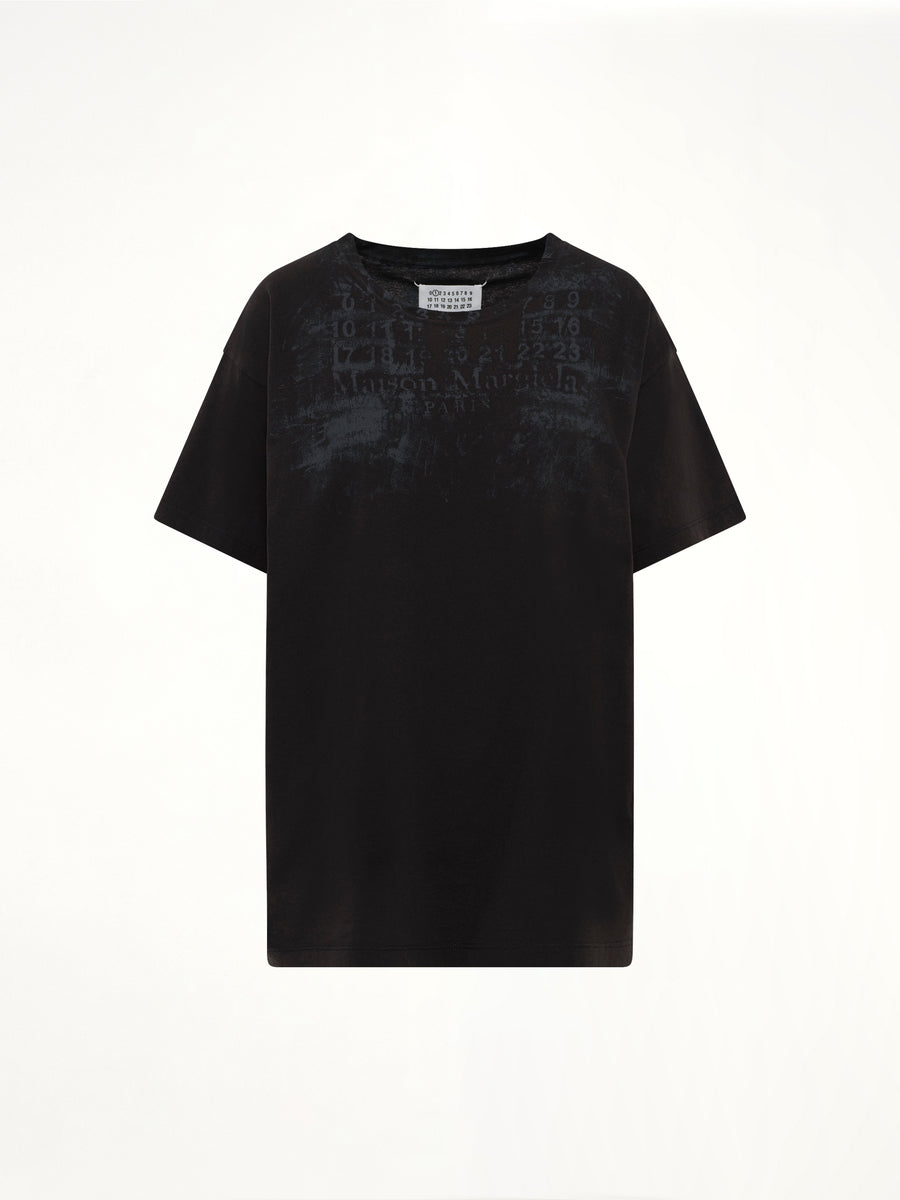 Numbers Regular T-Shirt in Carbon