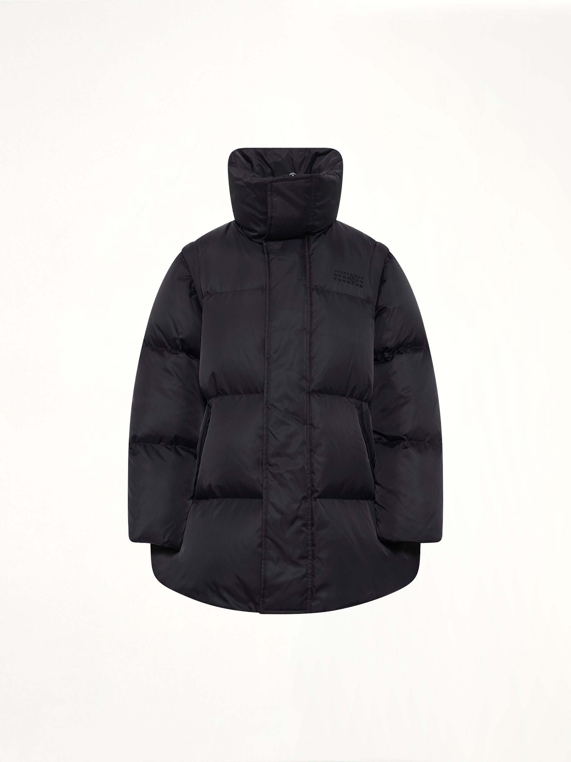 Nylon Puffer in Black