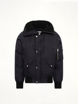 Nylon Utility Jacket in Black