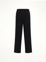 Pleated Sweatpants in Black