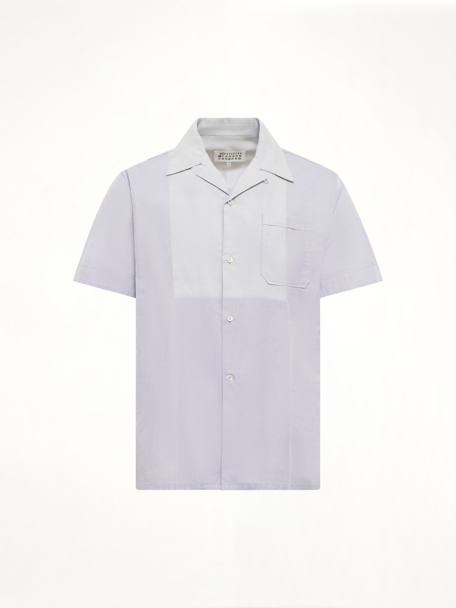 Short Sleeve Shirt in Pearl Grey
