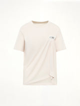 Short-Sleeved Top in Ecru