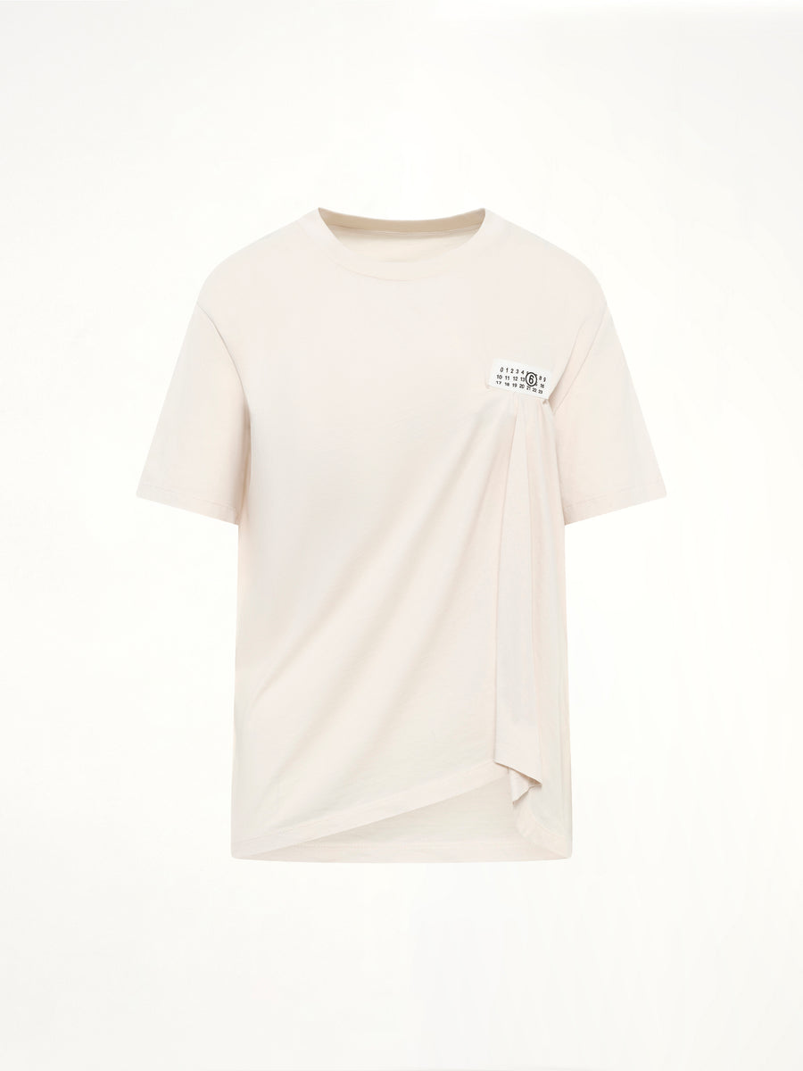 Short-Sleeved Top in Ecru