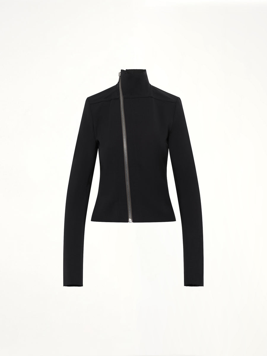 Stretch Wool Gary Jacket in Black
