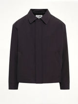 Wool Shirting Jacket in Anthracite