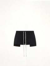 Woven Wool FOG Boxers in Black