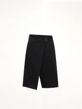 Wrap Shorts in Black