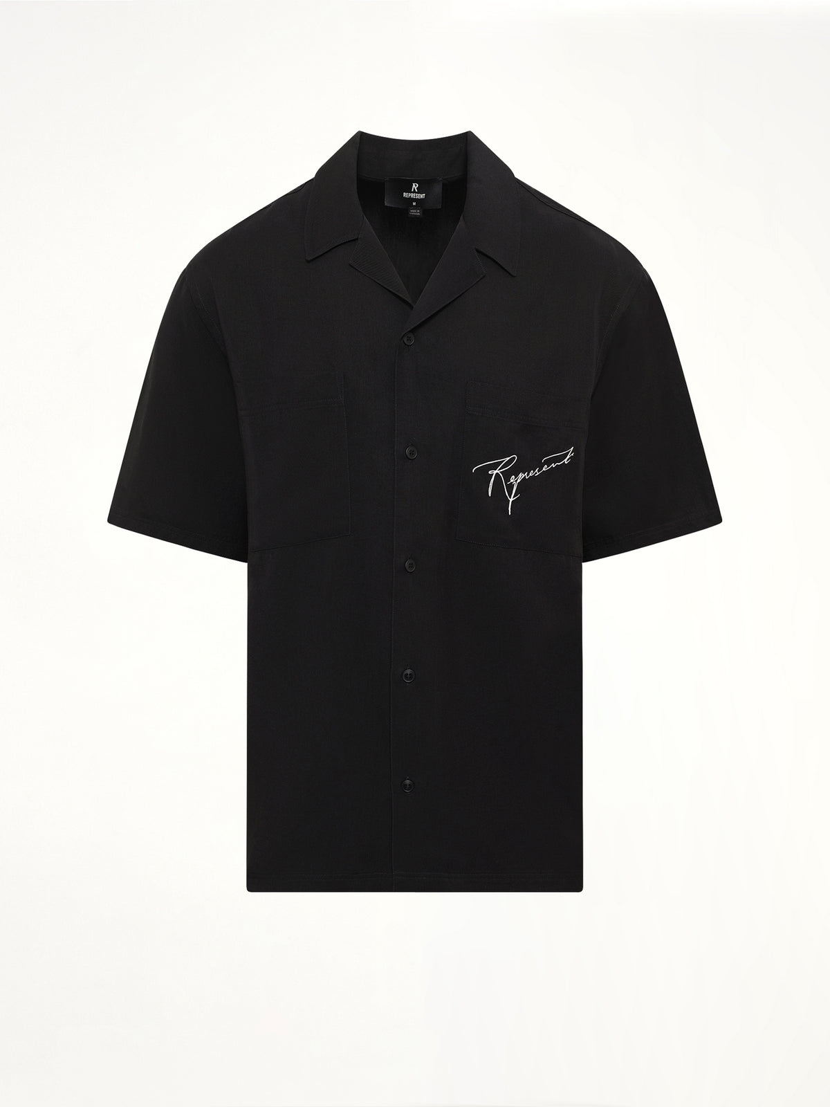 Love And Kisses Resort Shirt in Jet Black