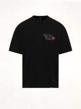 Love And Kisses T-Shirt in Jet Black
