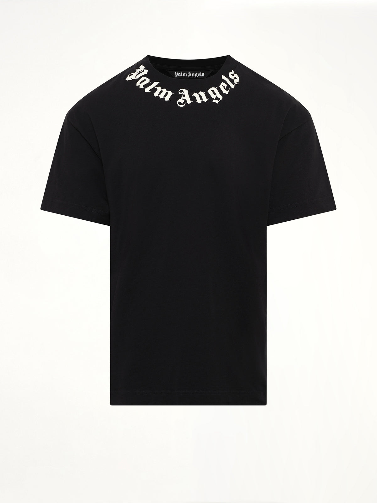 Neck Logo Regular T-Shirt in Black/Off White