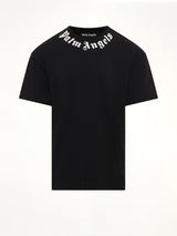 Neck Logo Regular T-Shirt in Black/Off White
