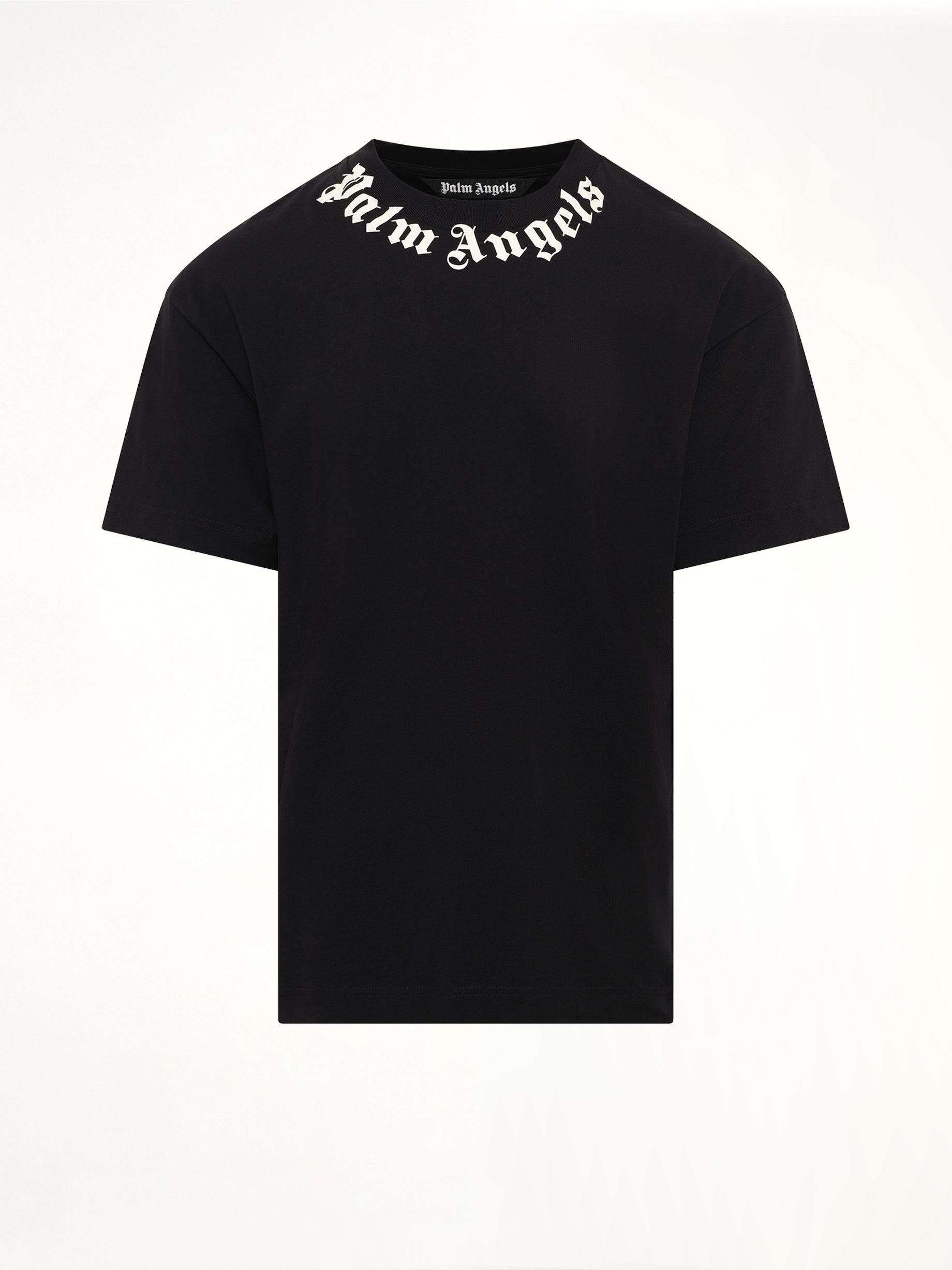 Neck Logo Regular T-Shirt in Black/Off White