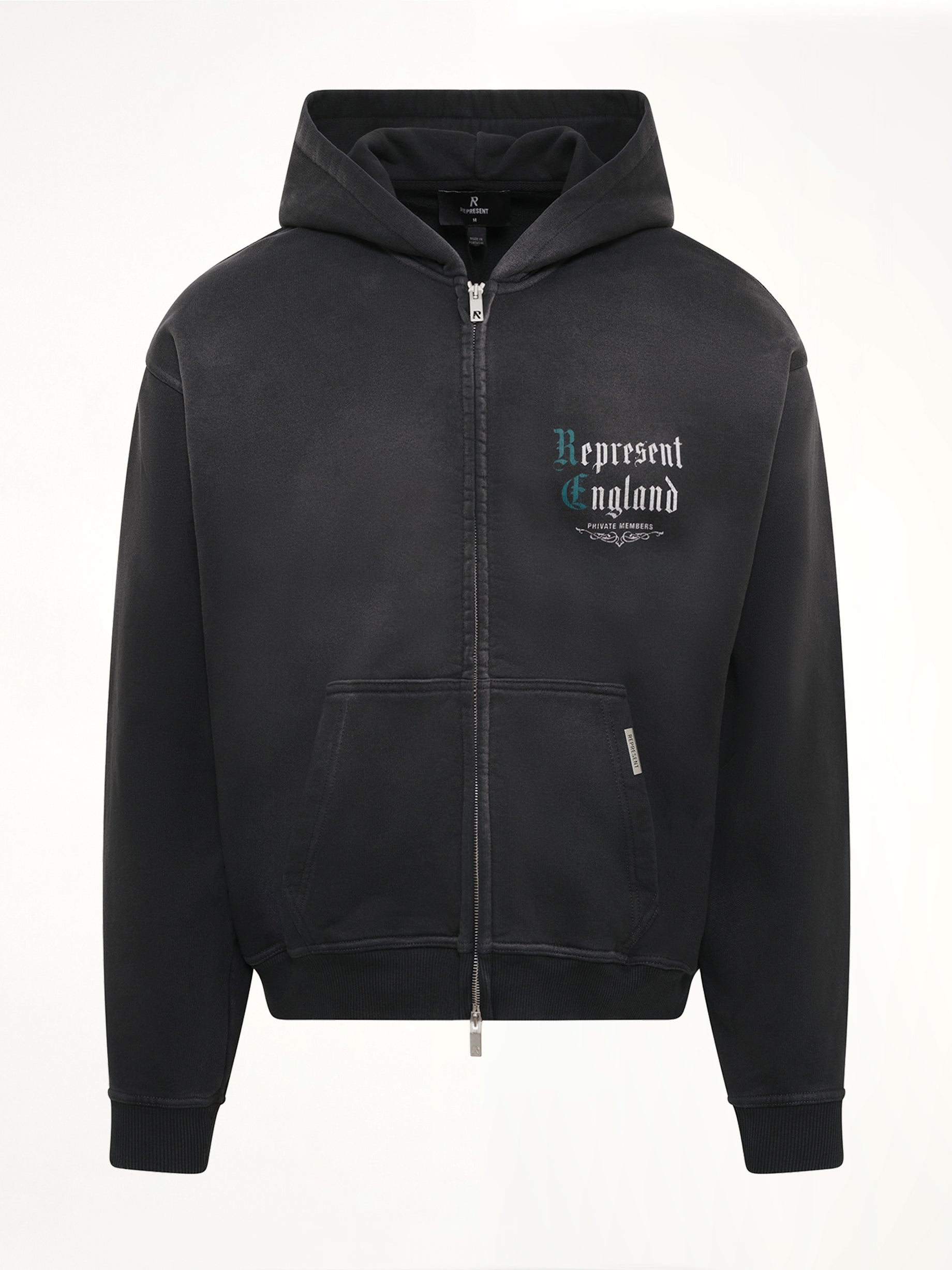 Private Members Hoodie in Stained Black