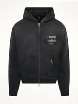 Private Members Hoodie in Stained Black