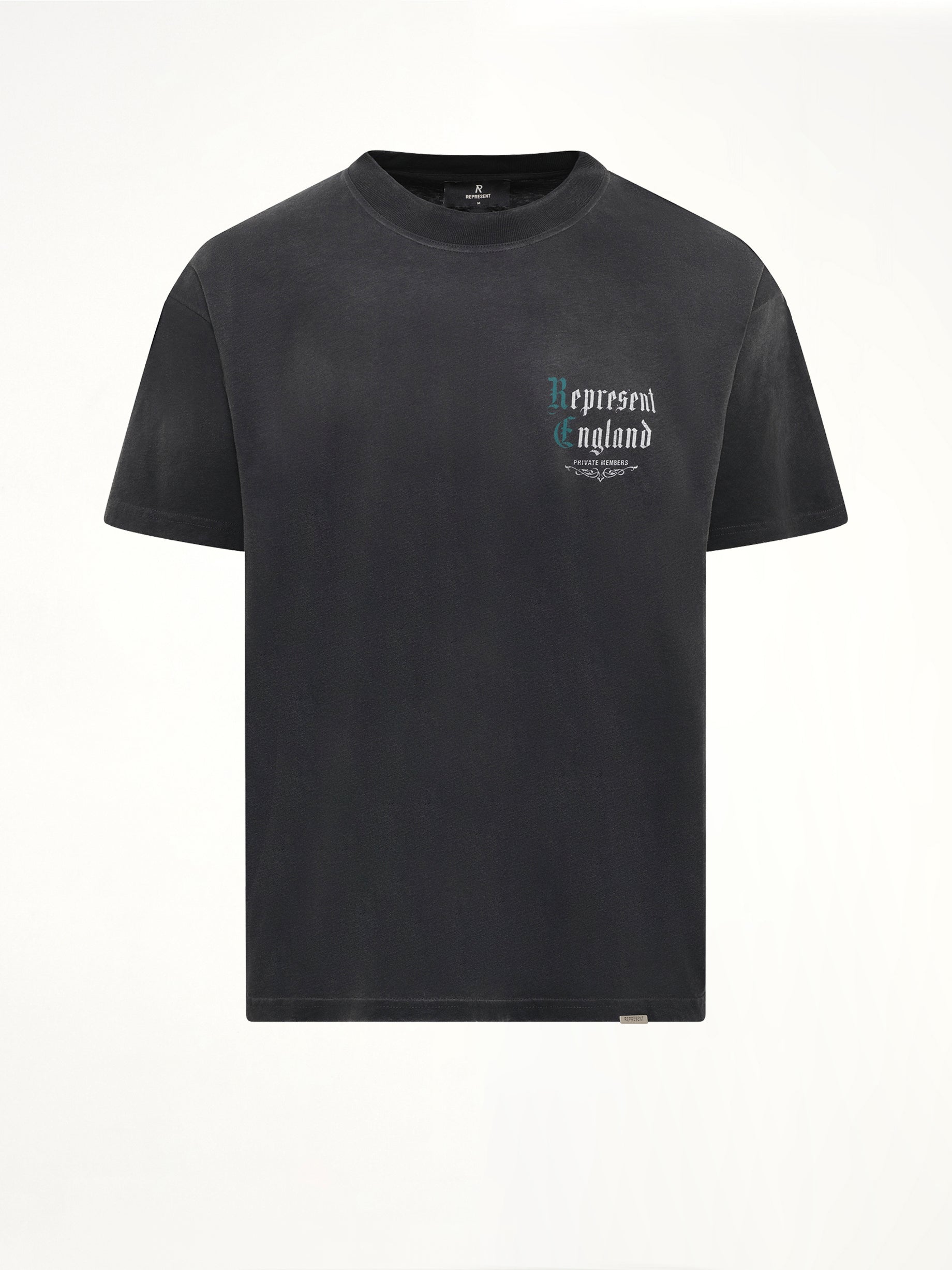 Private Members T-Shirt in Stained Black