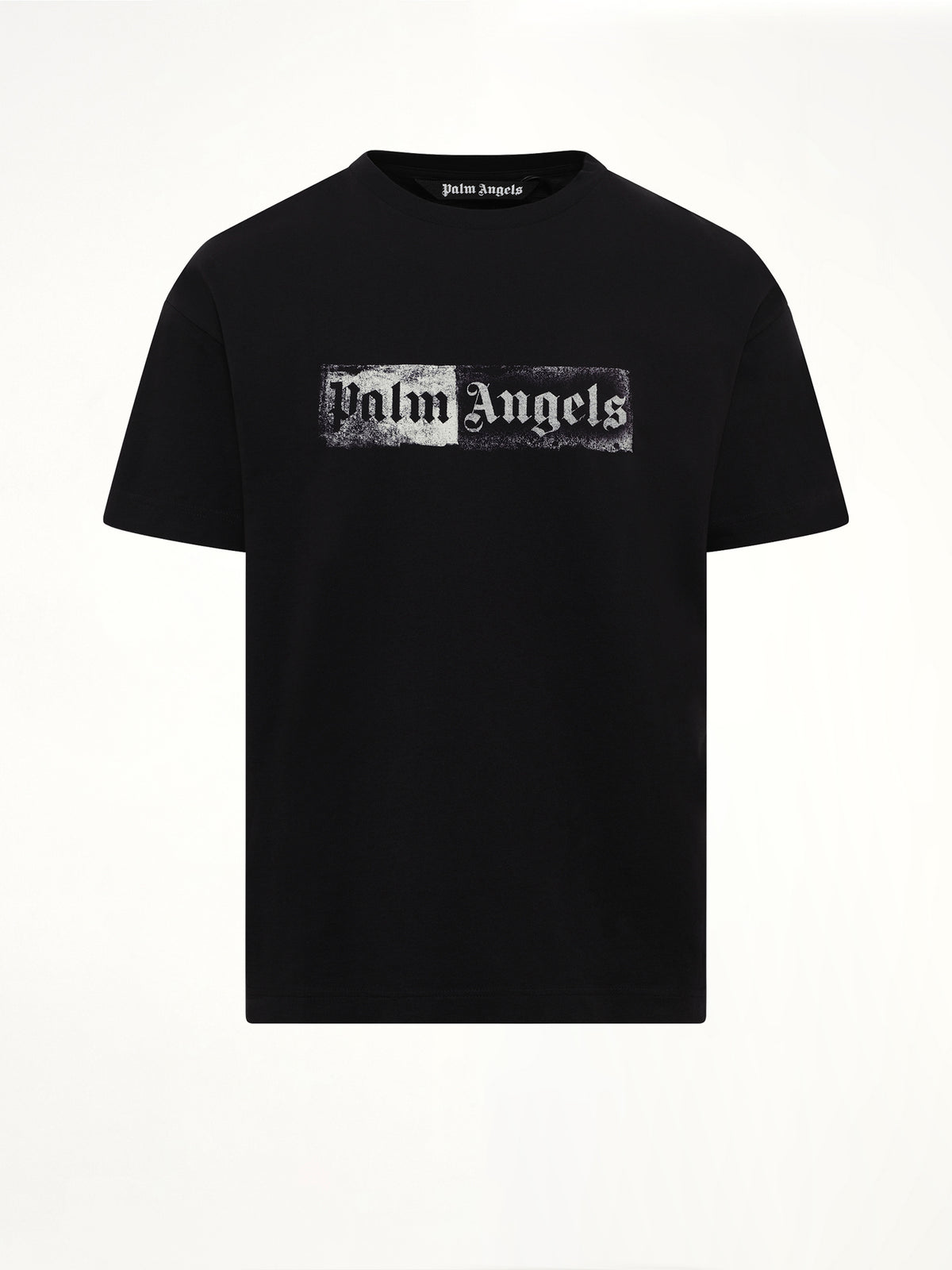 Stamp Logo Regular T-Shirt in Black/Off White