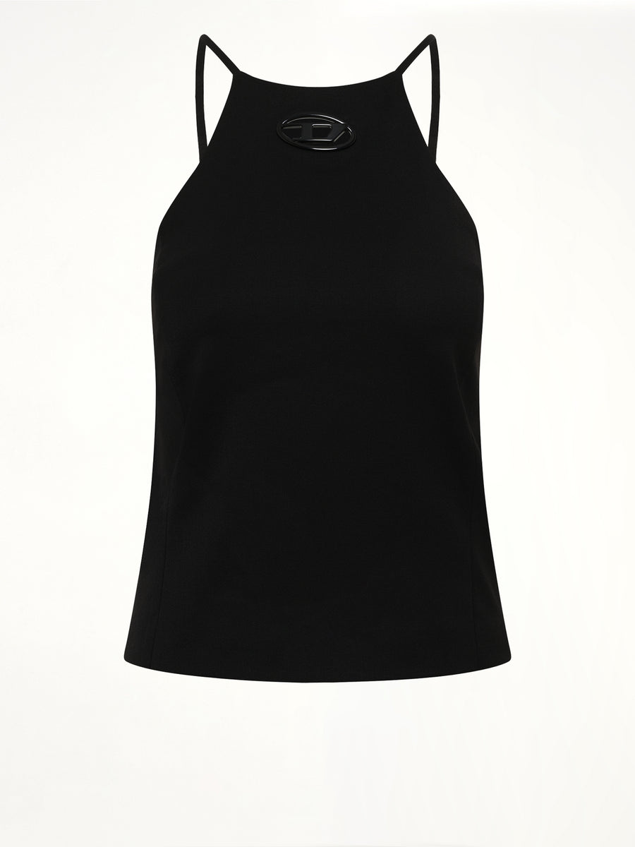 T-ELMA Tank Top in Black
